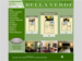 The floor plans page for the Belle Verde Apartments website. Hovering over a specific unit type will zoom in and increase the size of the thumbnail.