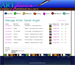 The admin management page listing all of the work of an individual artist. This page allows the site owner to assign metadata to specific art pieces. Additionally, individual art pieces can be made public or private and the selection of which item should be used when displaying a link to the artist's page can also be selected through this interface.