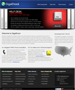 The GigaShock home page with the Help Desk banner displayed.
