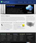 The GigaShock home page with the Online Backup banner displayed.