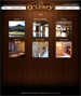 A sample of the photo gallery page separating images into individual albums.